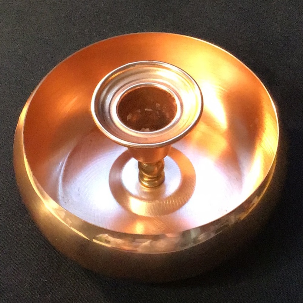 CopperCraft Guild candlestick holder